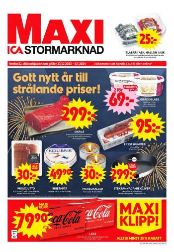 ICA reklamblad - 27/12 2023 - 1/1 2024.