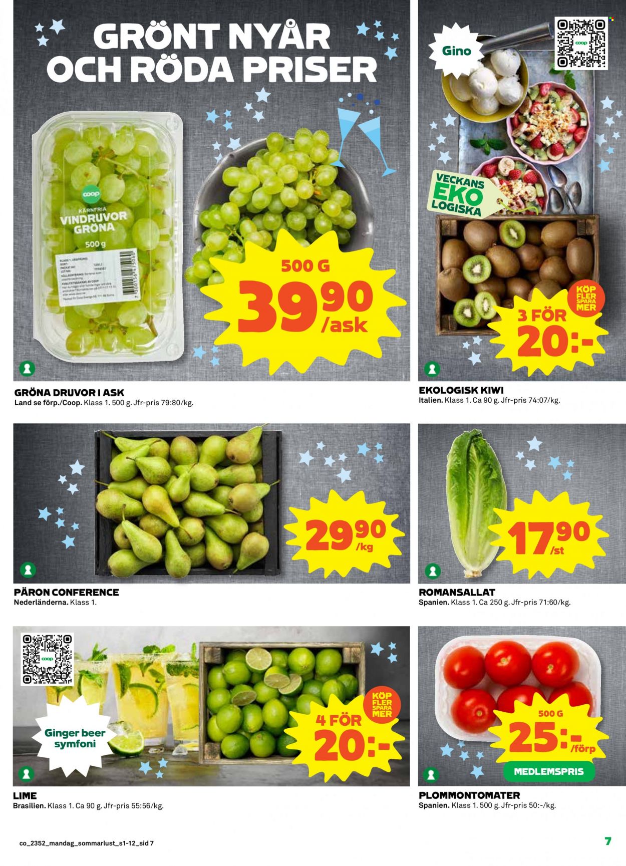 Coop reklamblad - 27/12 2023 - 1/1 2024. Sida 7
