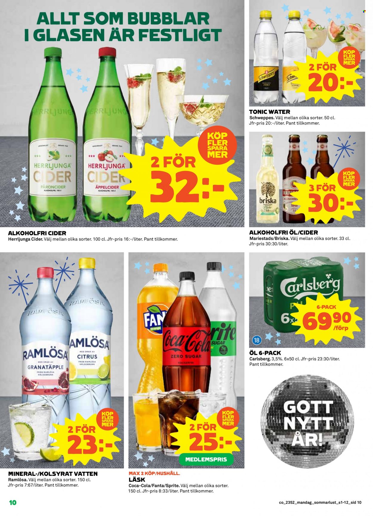 Coop reklamblad - 27/12 2023 - 1/1 2024. Sida 10