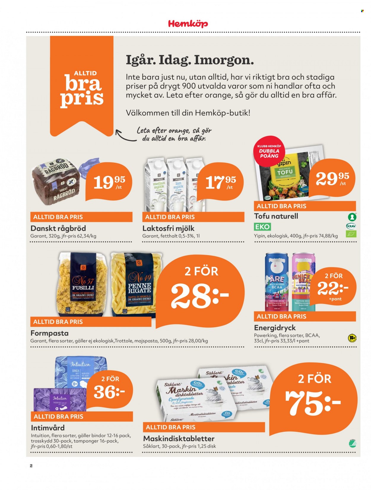 Hemköp reklamblad - 2/1 2024 - 7/1 2024. Sida 2