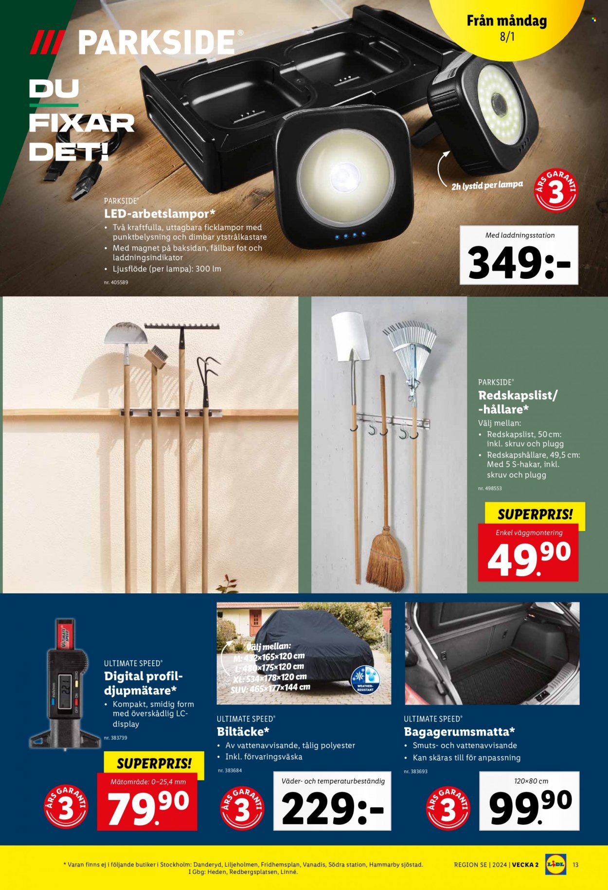 Lidl reklamblad - 8/1 2024 - 14/1 2024. Sida 13