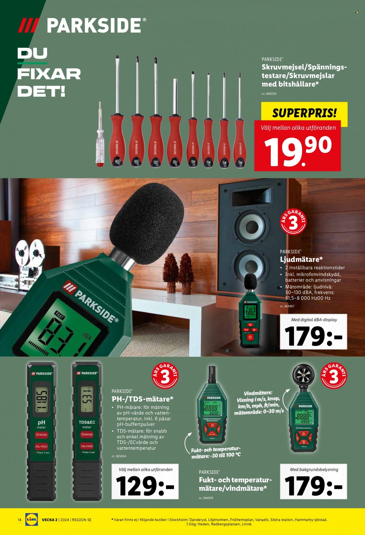 Lidl reklamblad - 8/1 2024 - 14/1 2024. Sida 14