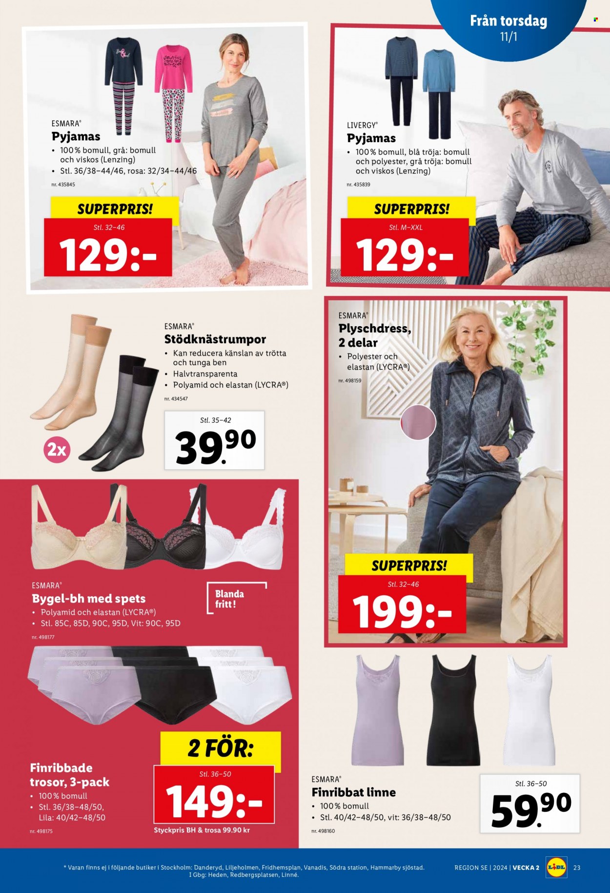 Lidl reklamblad - 8/1 2024 - 14/1 2024. Sida 23