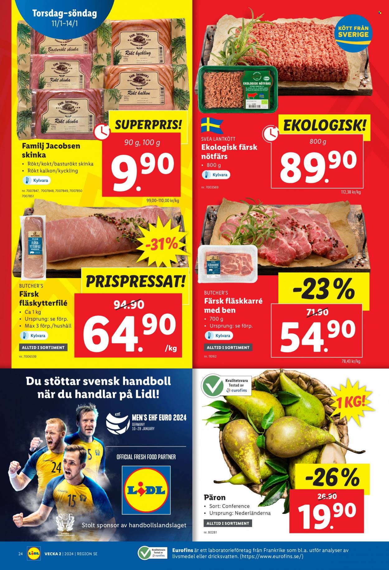 Lidl reklamblad - 8/1 2024 - 14/1 2024. Sida 24