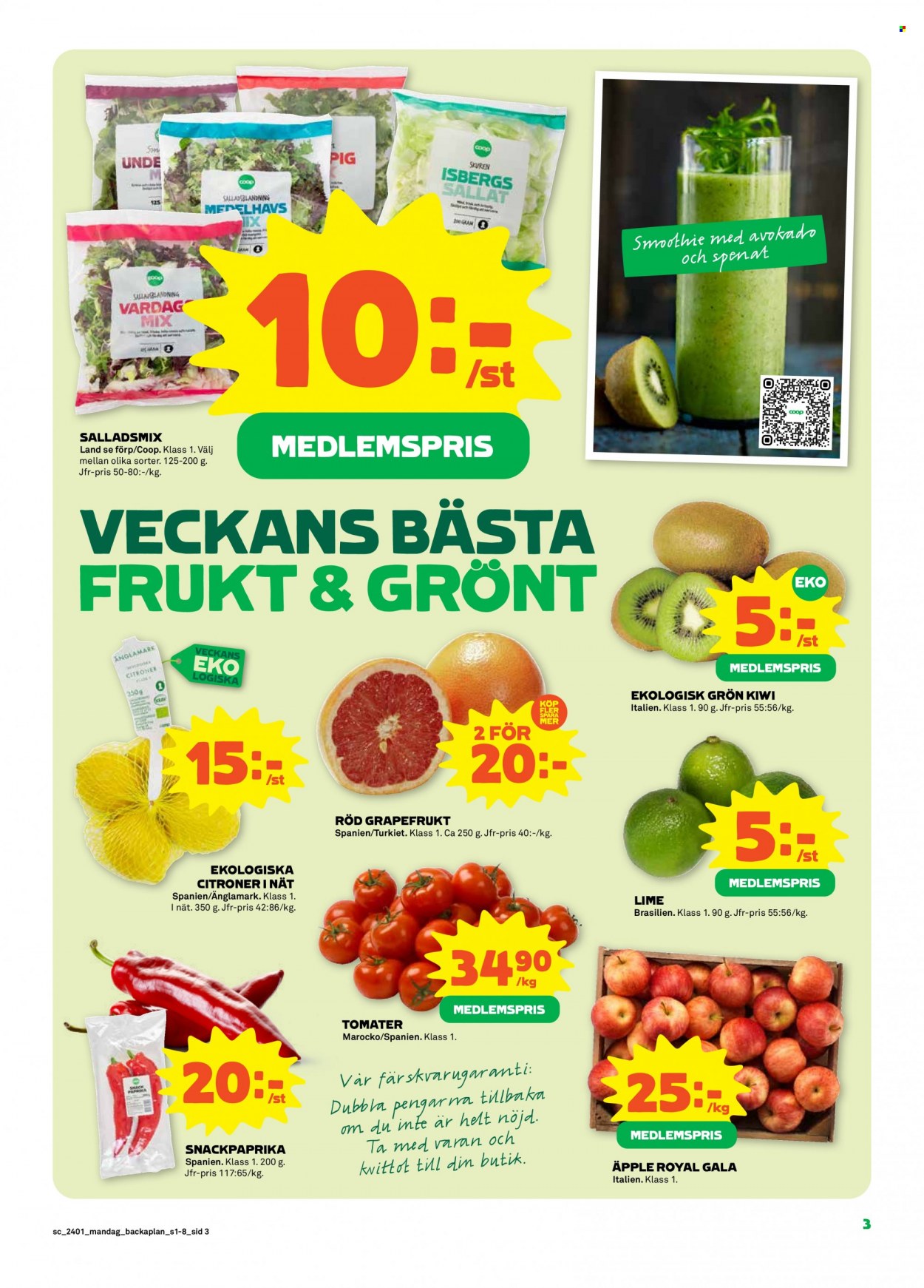 Stora Coop reklamblad - 2/1 2024 - 7/1 2024. Sida 3