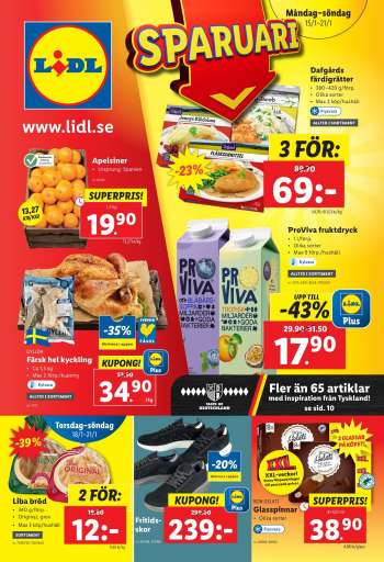 Lidl reklamblad - 15/1 2024 - 21/1 2024.