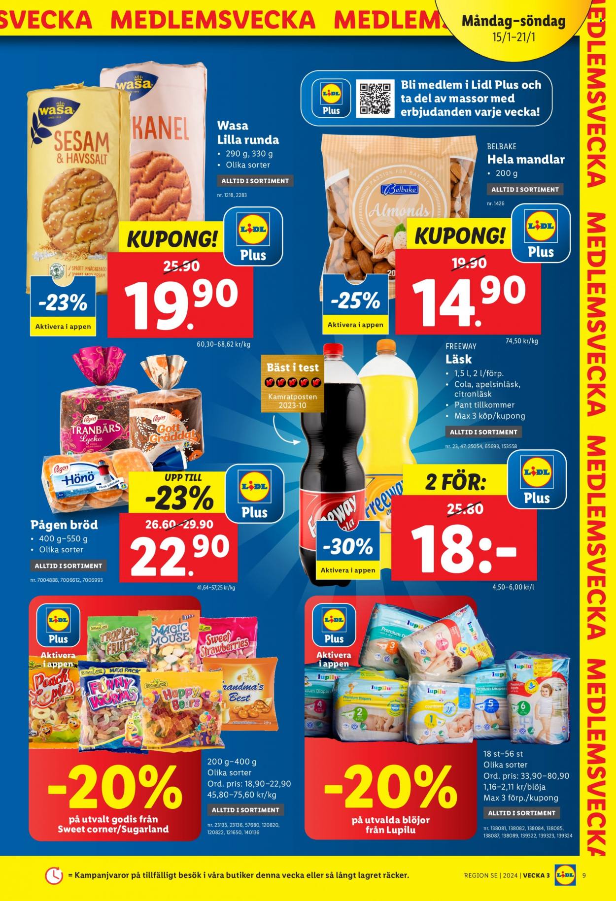 Lidl reklamblad - 15/1 2024 - 21/1 2024. Sida 9
