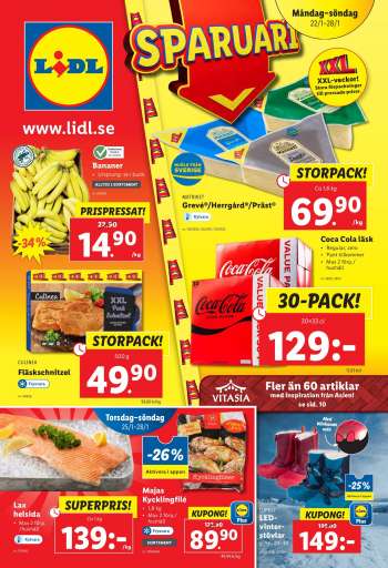 Lidl reklamblad - 22/1 2024 - 28/1 2024.