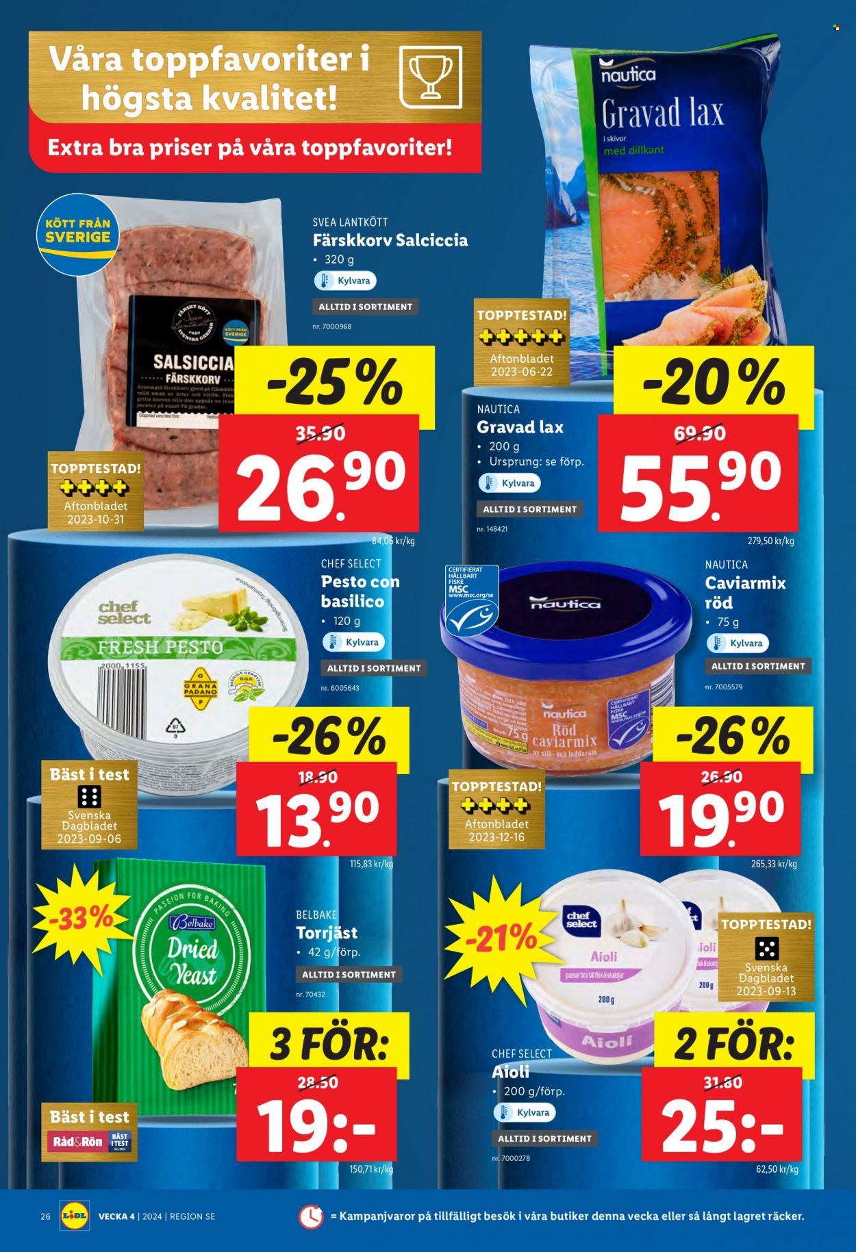 Lidl reklamblad - 22/1 2024 - 28/1 2024. Sida 30