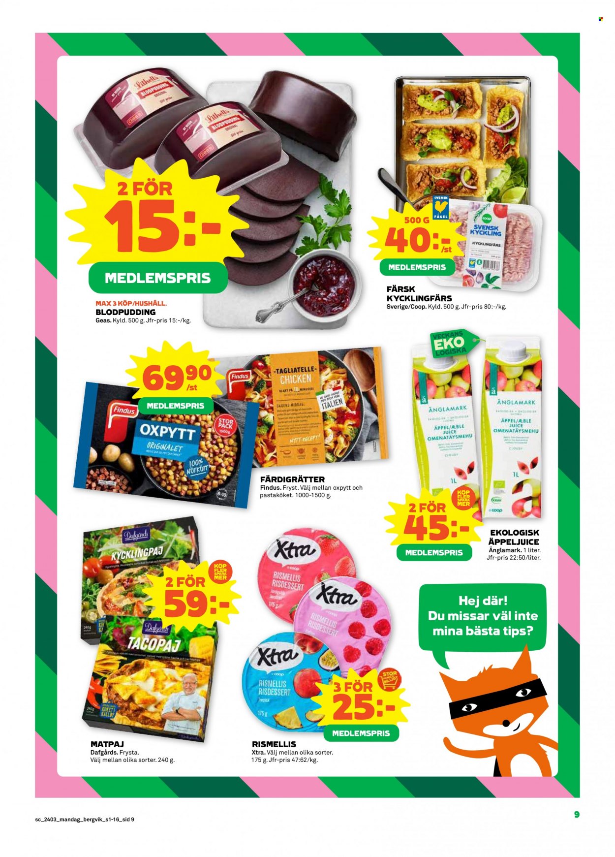 Stora Coop reklamblad - 15/1 2024 - 21/1 2024. Sida 9