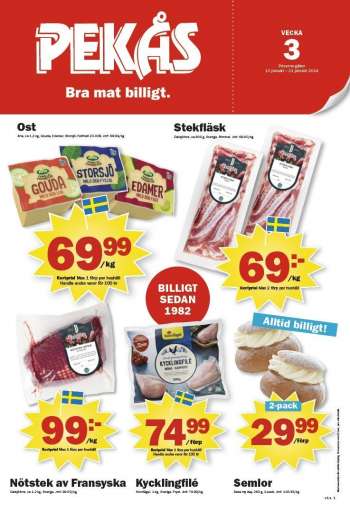 Pekås reklamblad - 15/1 2024 - 21/1 2024.