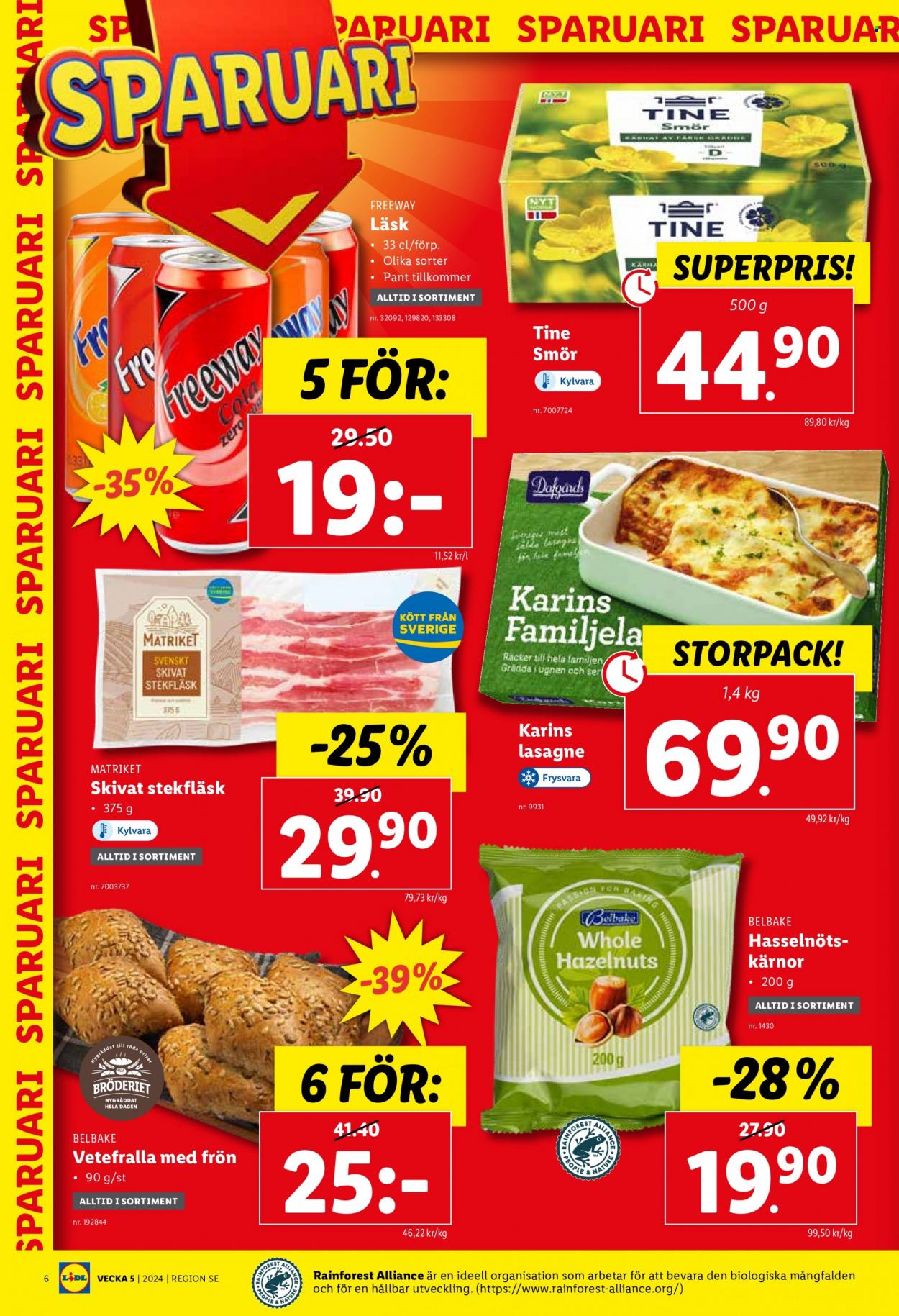 Lidl reklamblad - 29/1 2024 - 4/2 2024. Sida 6