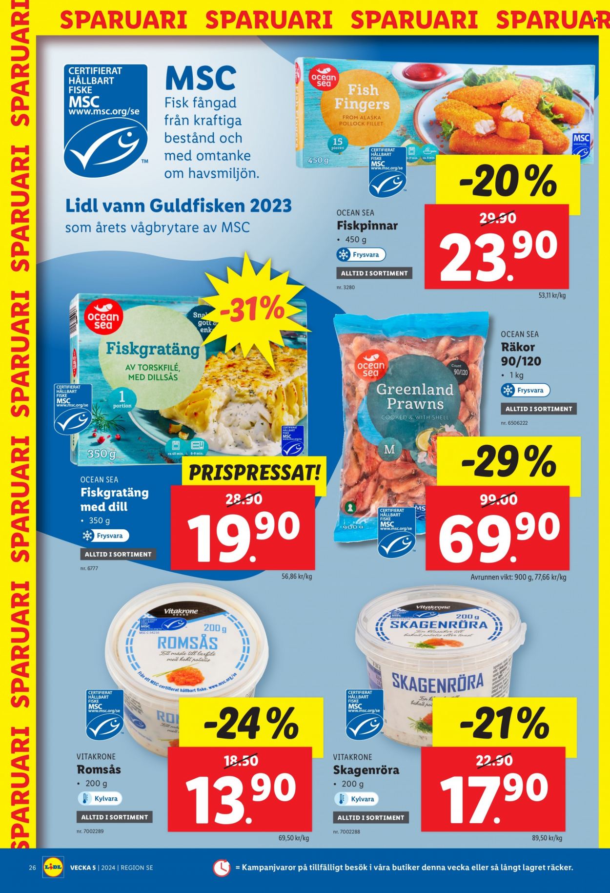 Lidl reklamblad - 29/1 2024 - 4/2 2024. Sida 34