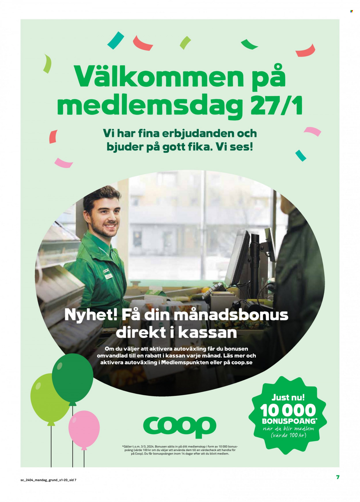 Stora Coop reklamblad - 22/1 2024 - 28/1 2024. Sida 7