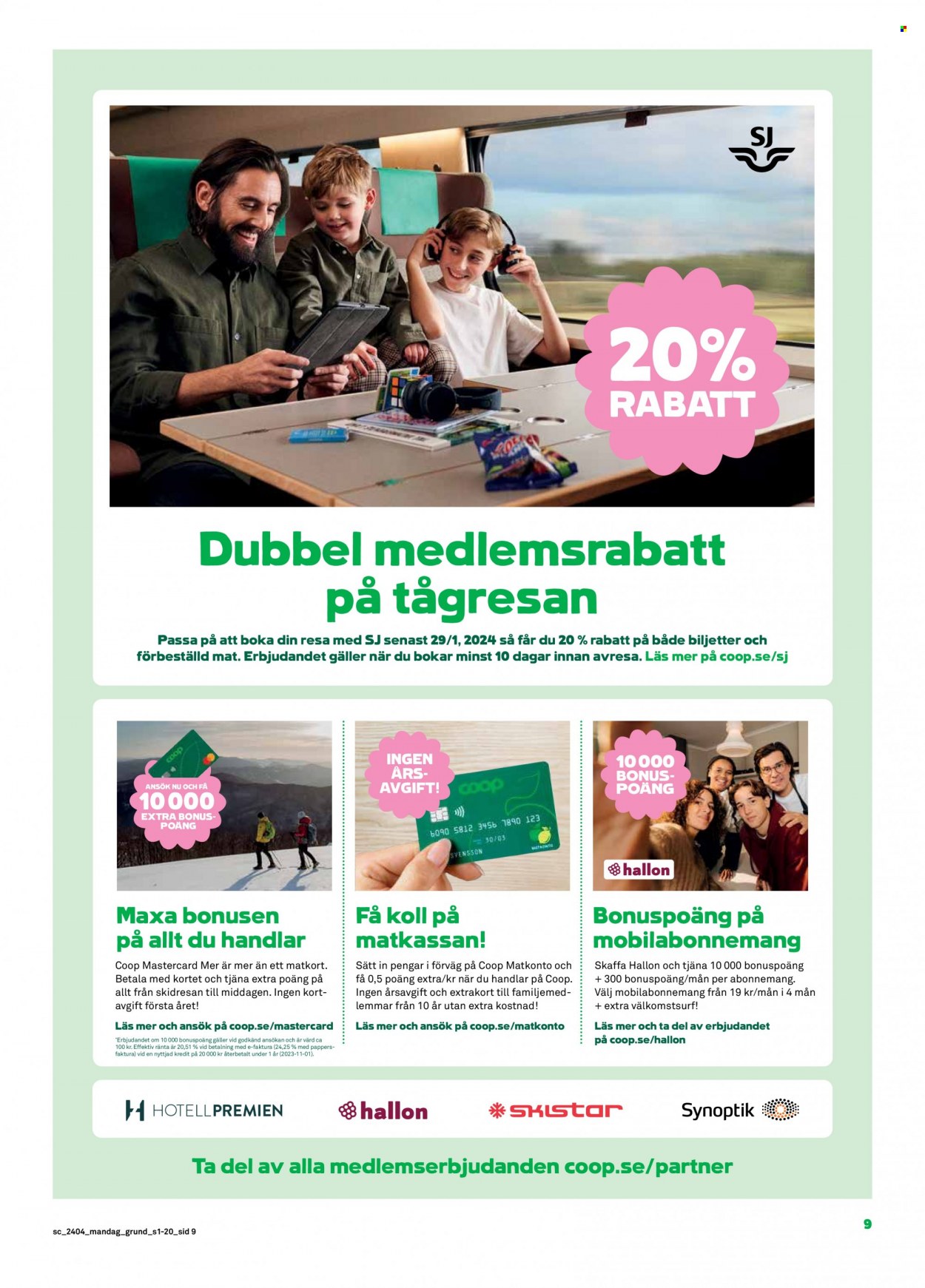 Stora Coop reklamblad - 22/1 2024 - 28/1 2024. Sida 9