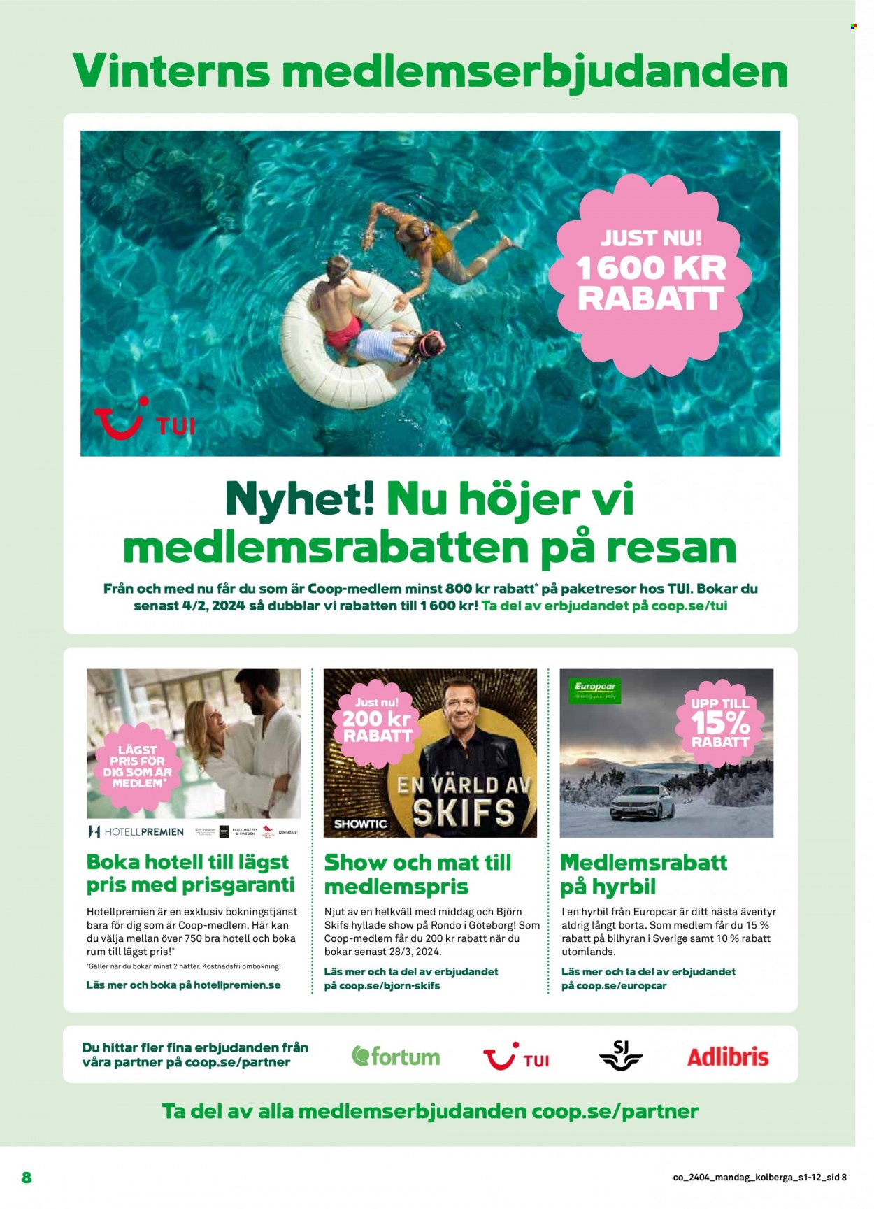 Coop reklamblad - 22/1 2024 - 28/1 2024. Sida 8
