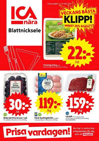 ICA reklamblad - 22/1 2024 - 28/1 2024.