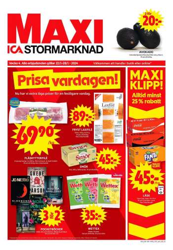 ICA reklamblad - 22/1 2024 - 28/1 2024.