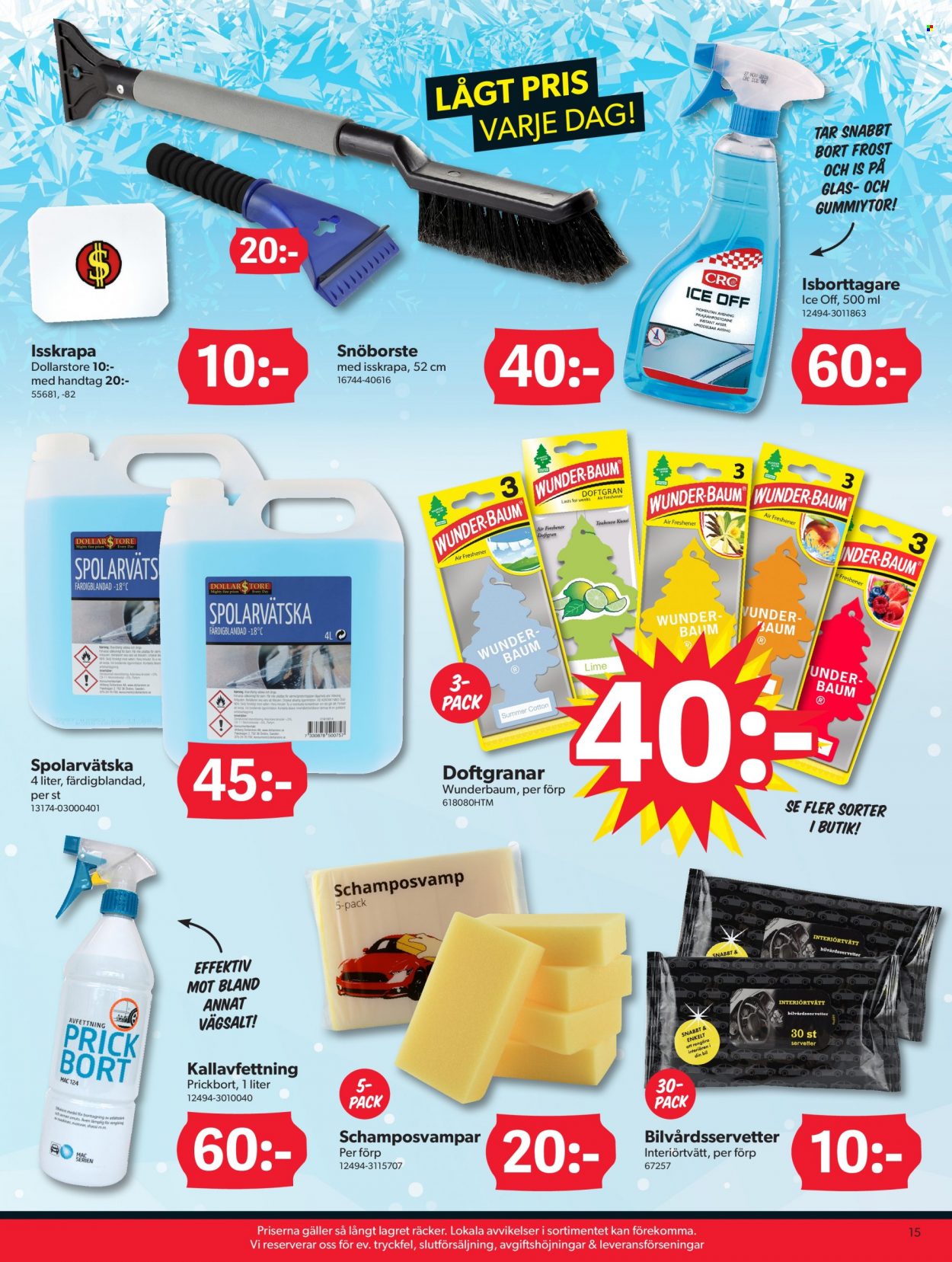 DollarStore reklamblad. Sida 15