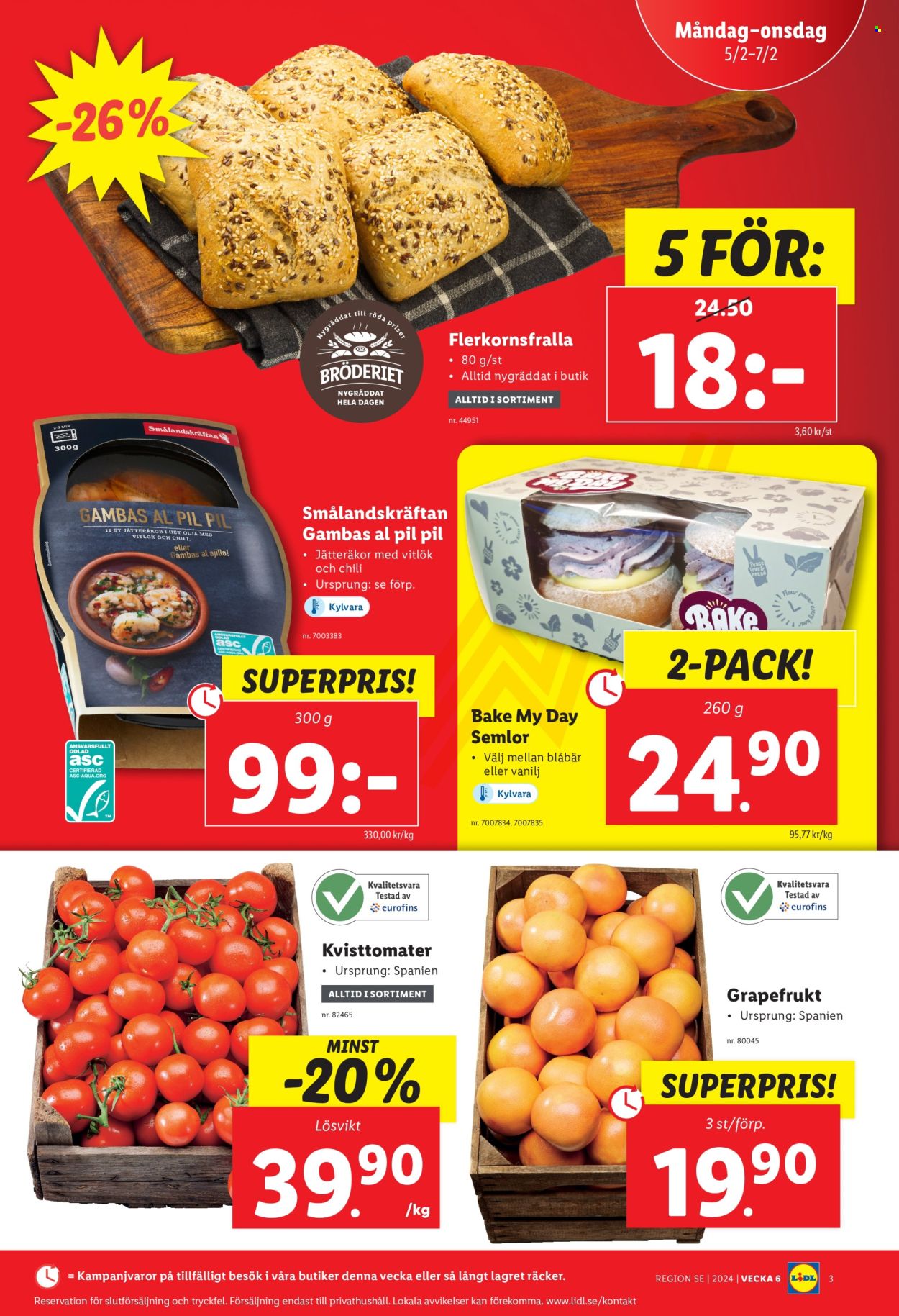 Lidl reklamblad - 5/2 2024 - 11/2 2024. Sida 3