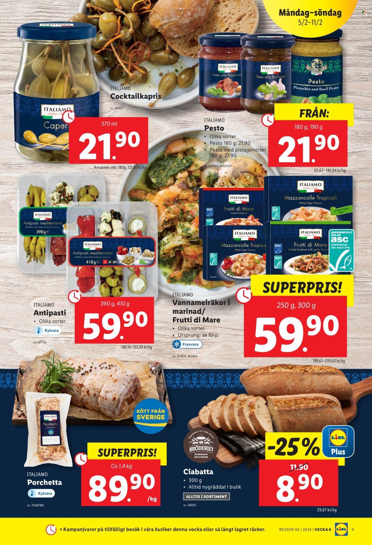 Lidl reklamblad - 5/2 2024 - 11/2 2024. Sida 9