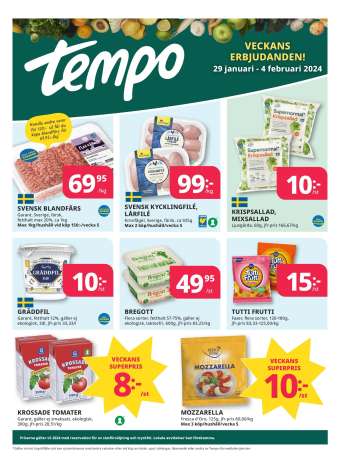 Tempo reklamblad - 29/1 2024 - 4/2 2024.