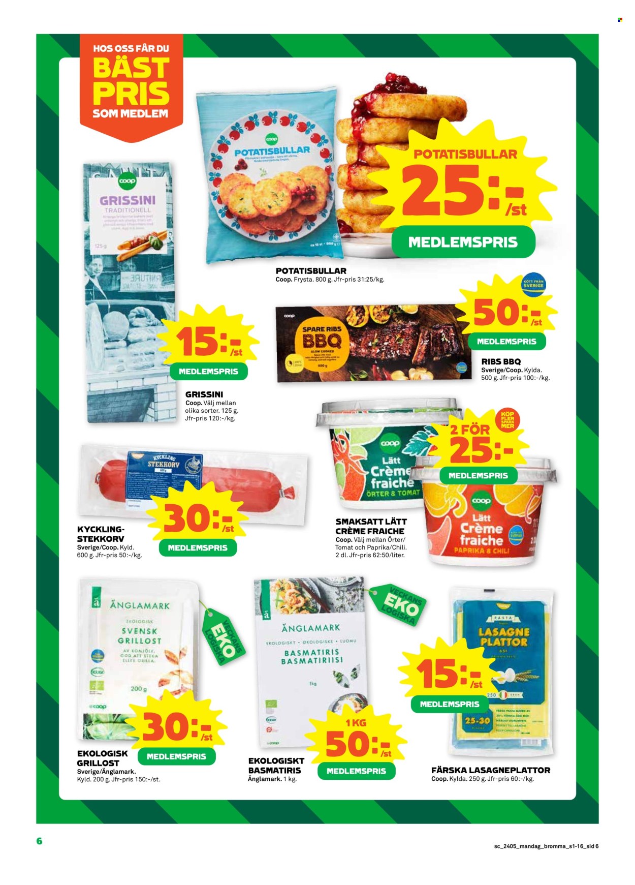 Coop reklamblad - 29/1 2024 - 4/2 2024. Sida 6
