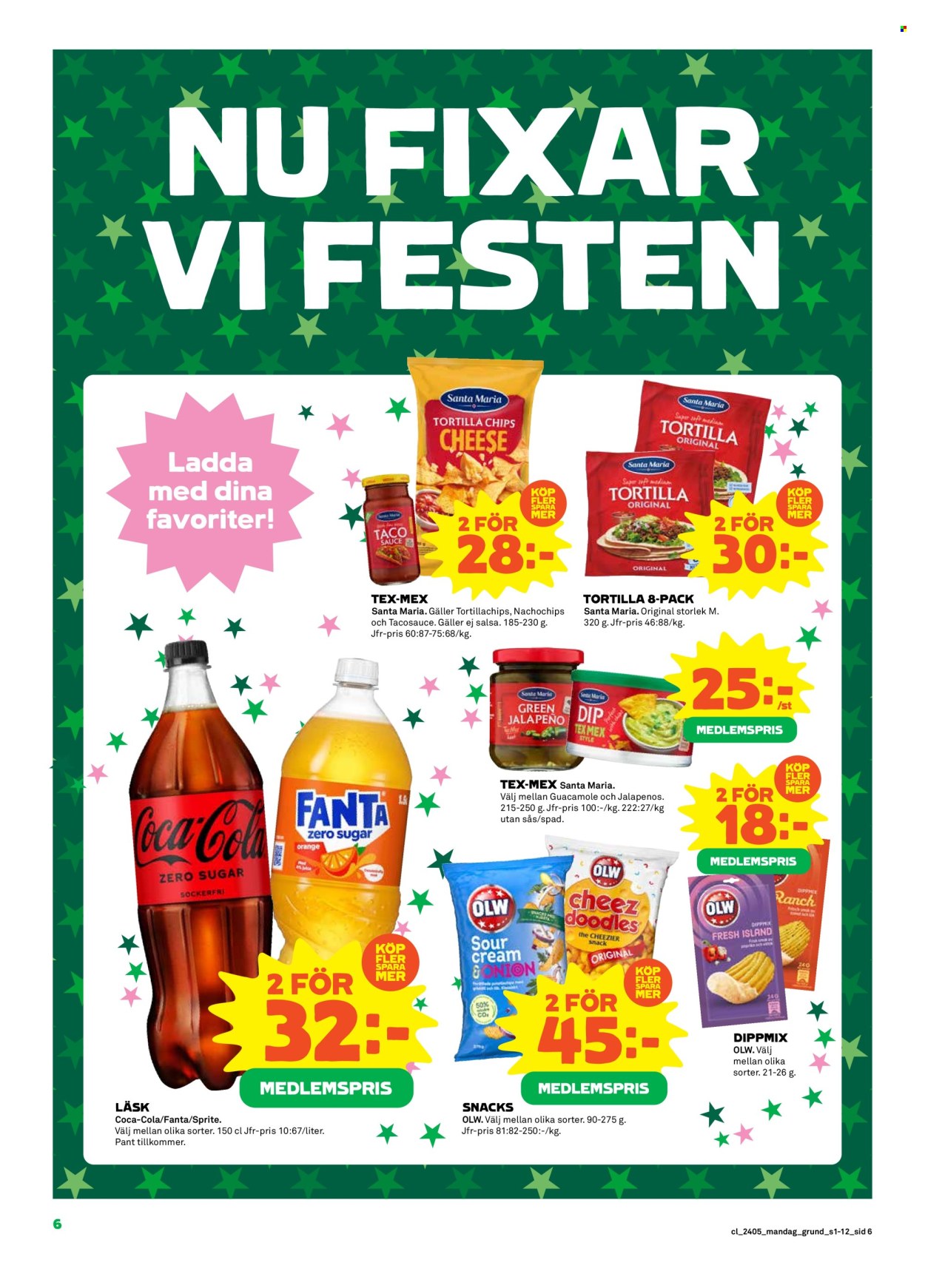 Coop reklamblad - 29/1 2024 - 4/2 2024. Sida 6
