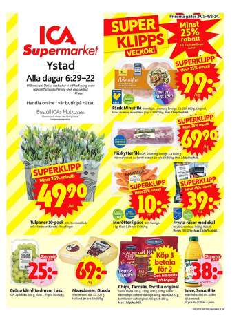 ICA reklamblad - 29/1 2024 - 4/2 2024.