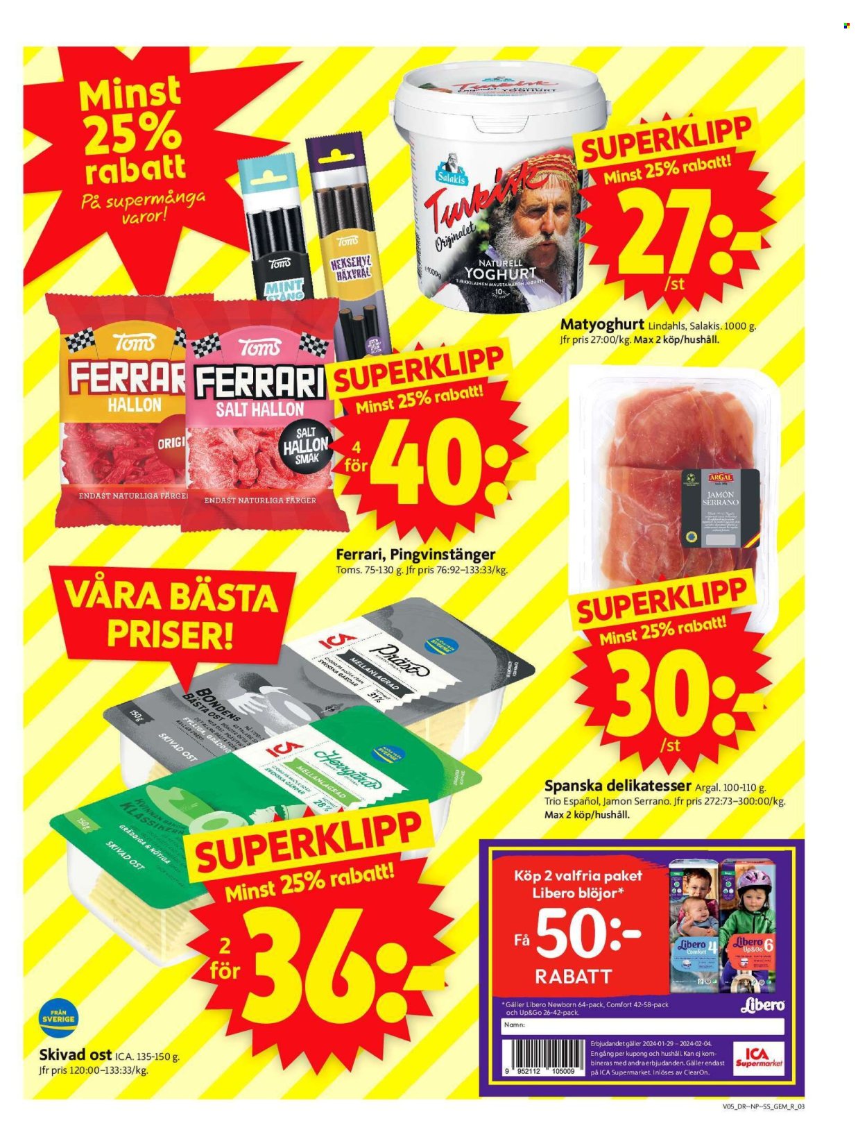 ICA reklamblad - 29/1 2024 - 4/2 2024. Sida 3