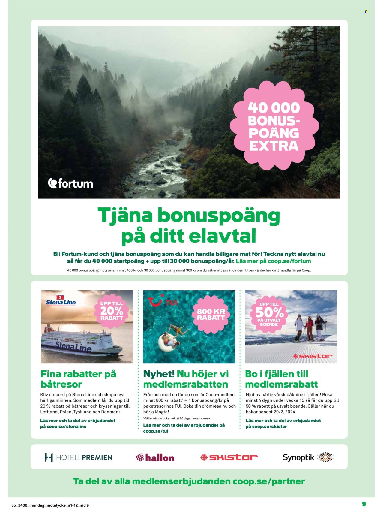 Coop reklamblad - 5/2 2024 - 11/2 2024. Sida 9