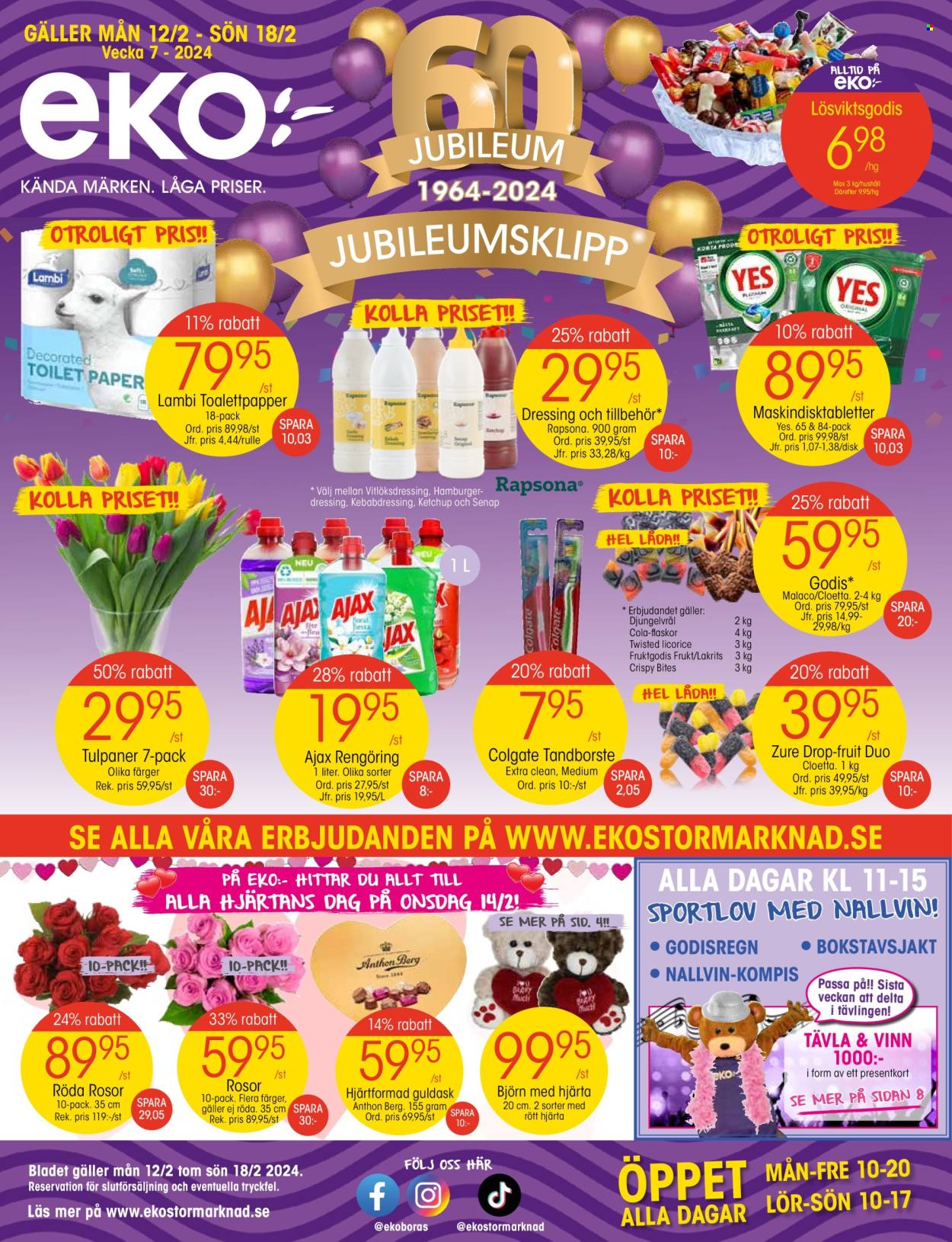 EKO reklamblad - 12/2 2024 - 18/2 2024. Sida 1