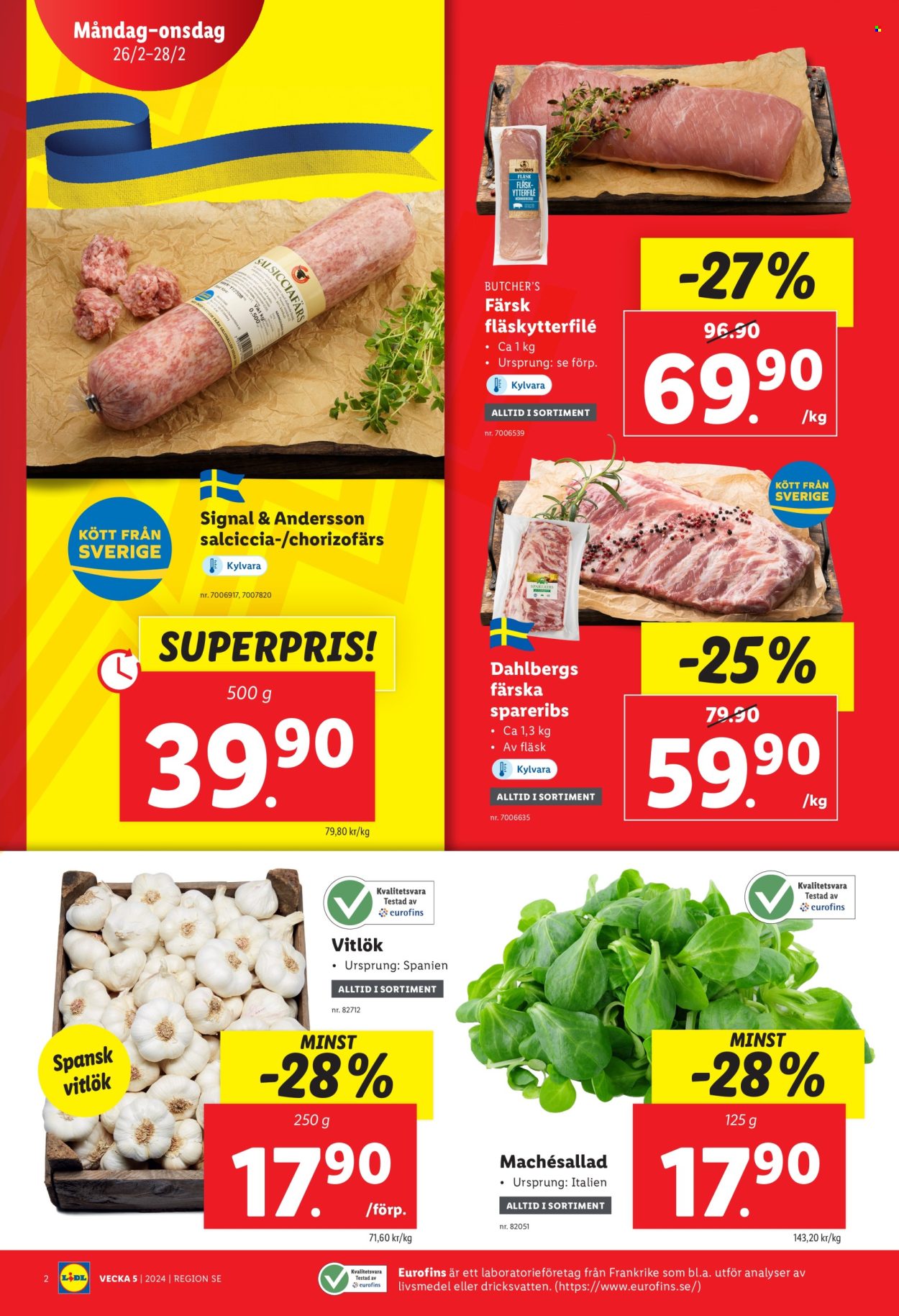 Lidl reklamblad - 26/2 2024 - 3/3 2024. Sida 2