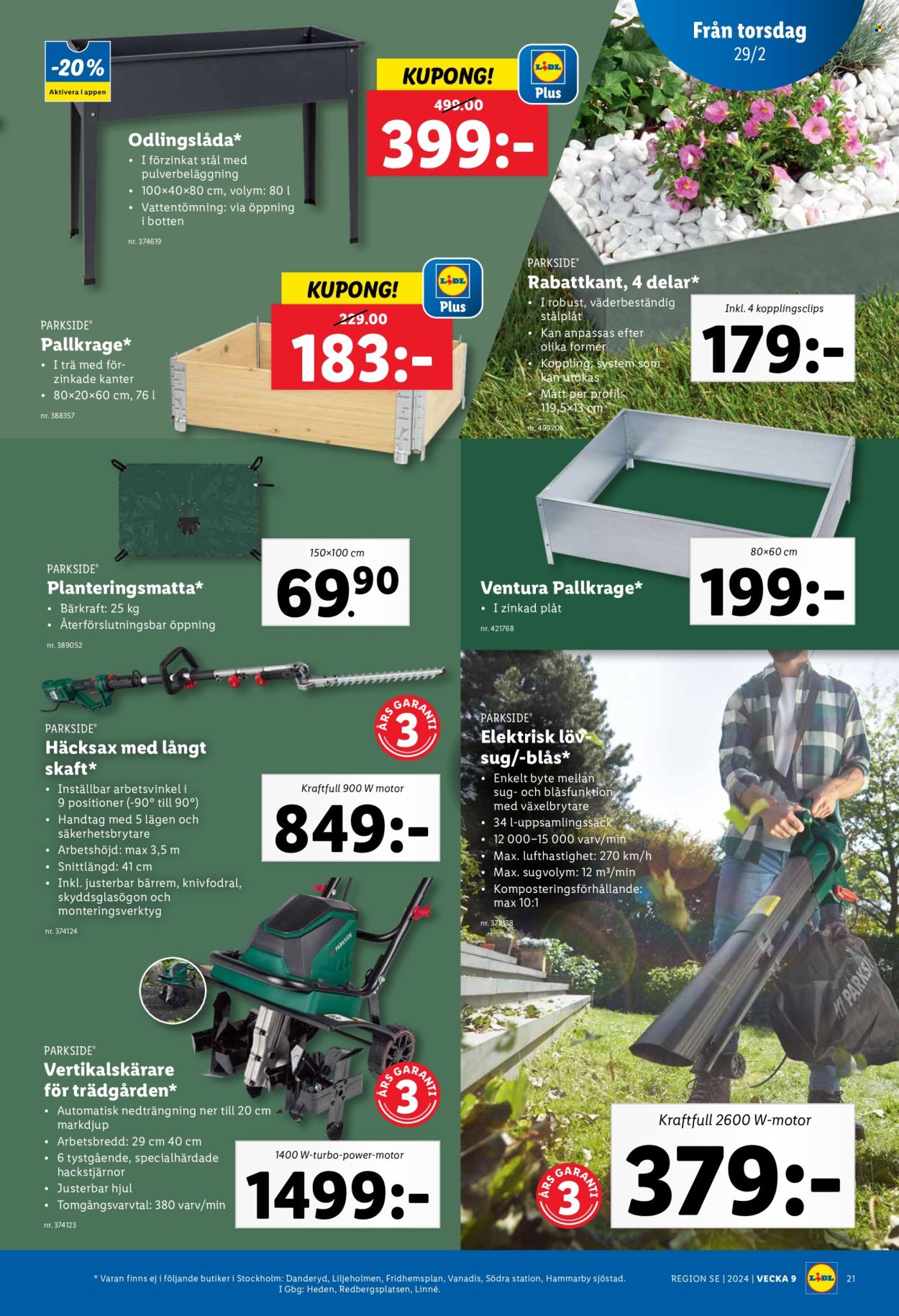 Lidl reklamblad - 26/2 2024 - 3/3 2024. Sida 24