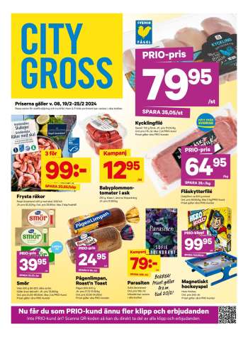 City Gross reklamblad - 19/2 2024 - 25/2 2024.