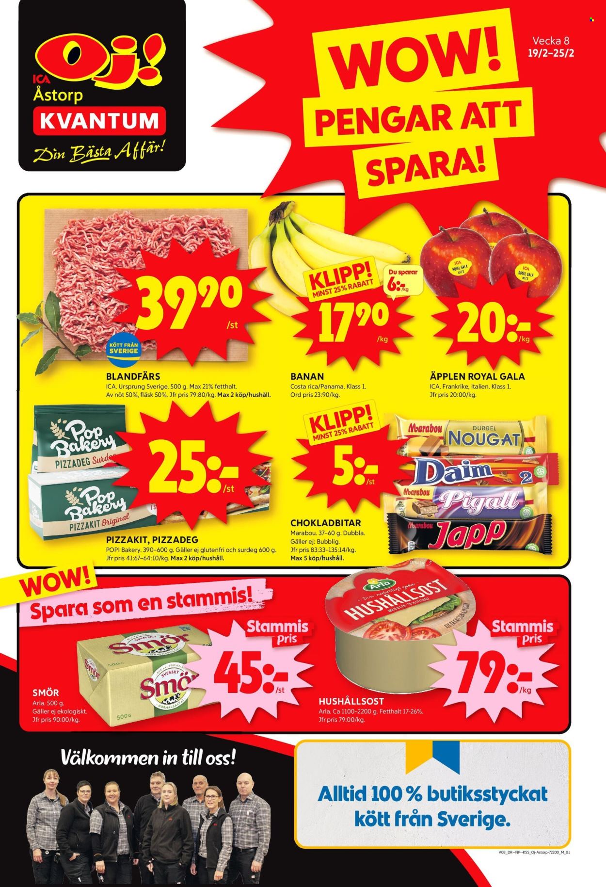 ICA reklamblad - 19/2 2024 - 25/2 2024. Sida 1