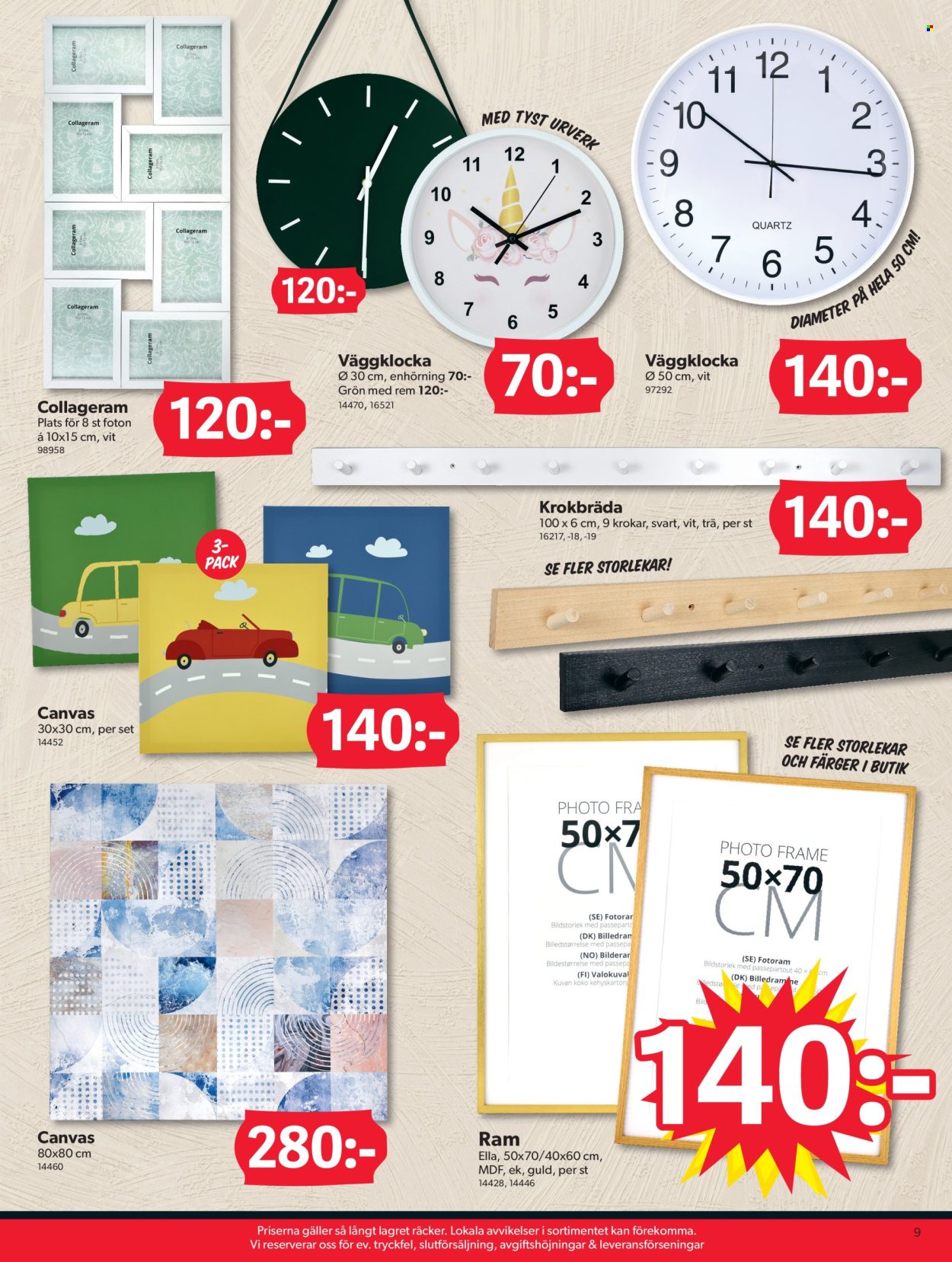 DollarStore reklamblad. Sida 9