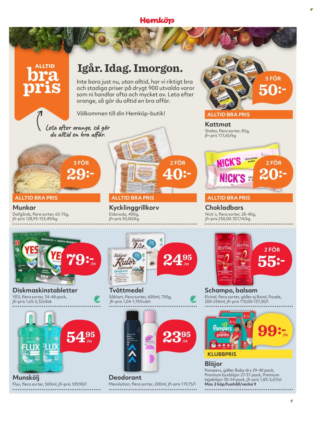 Hemköp reklamblad - 26/2 2024 - 3/3 2024. Sida 7
