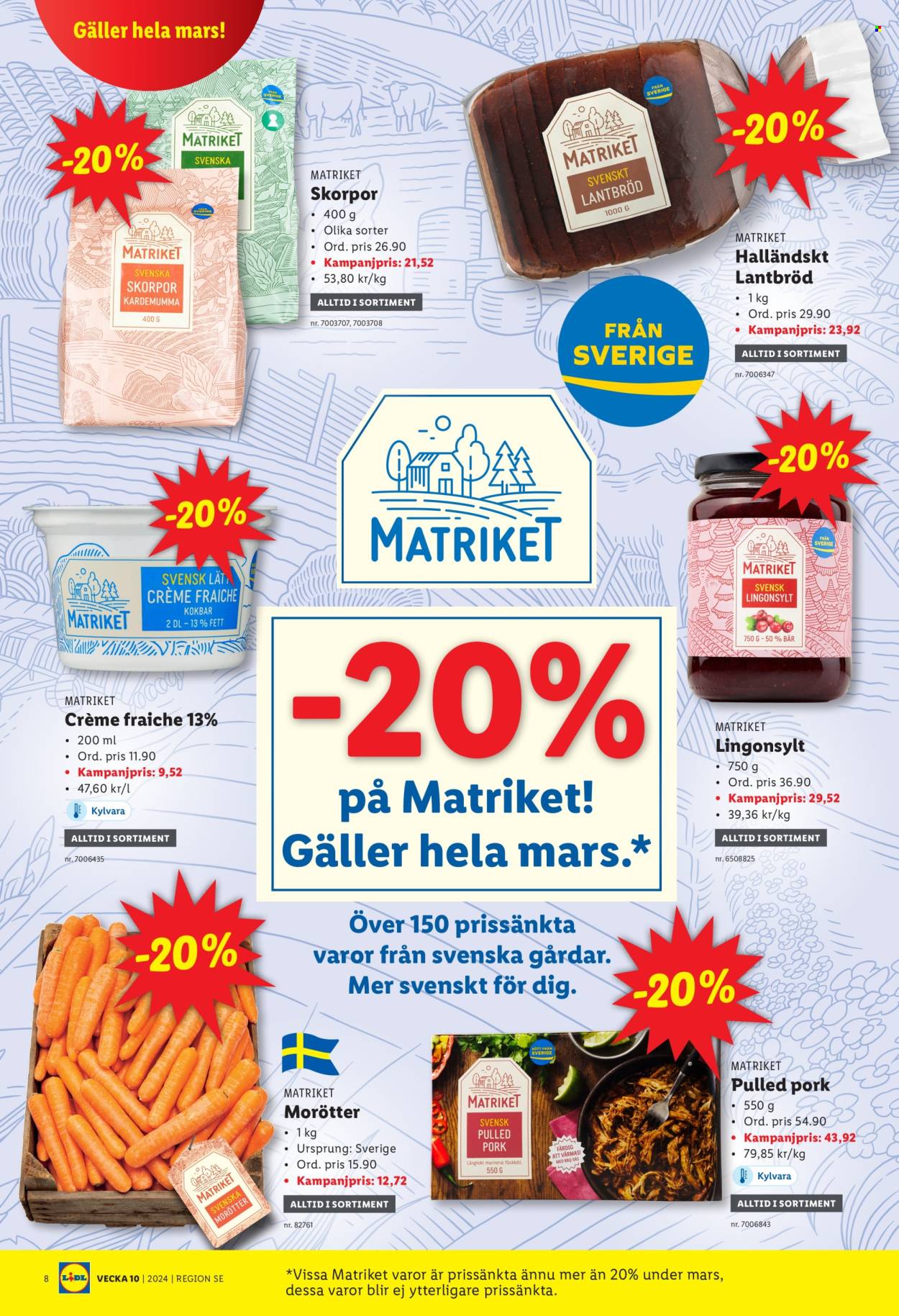 Lidl reklamblad - 4/3 2024 - 10/3 2024. Sida 8