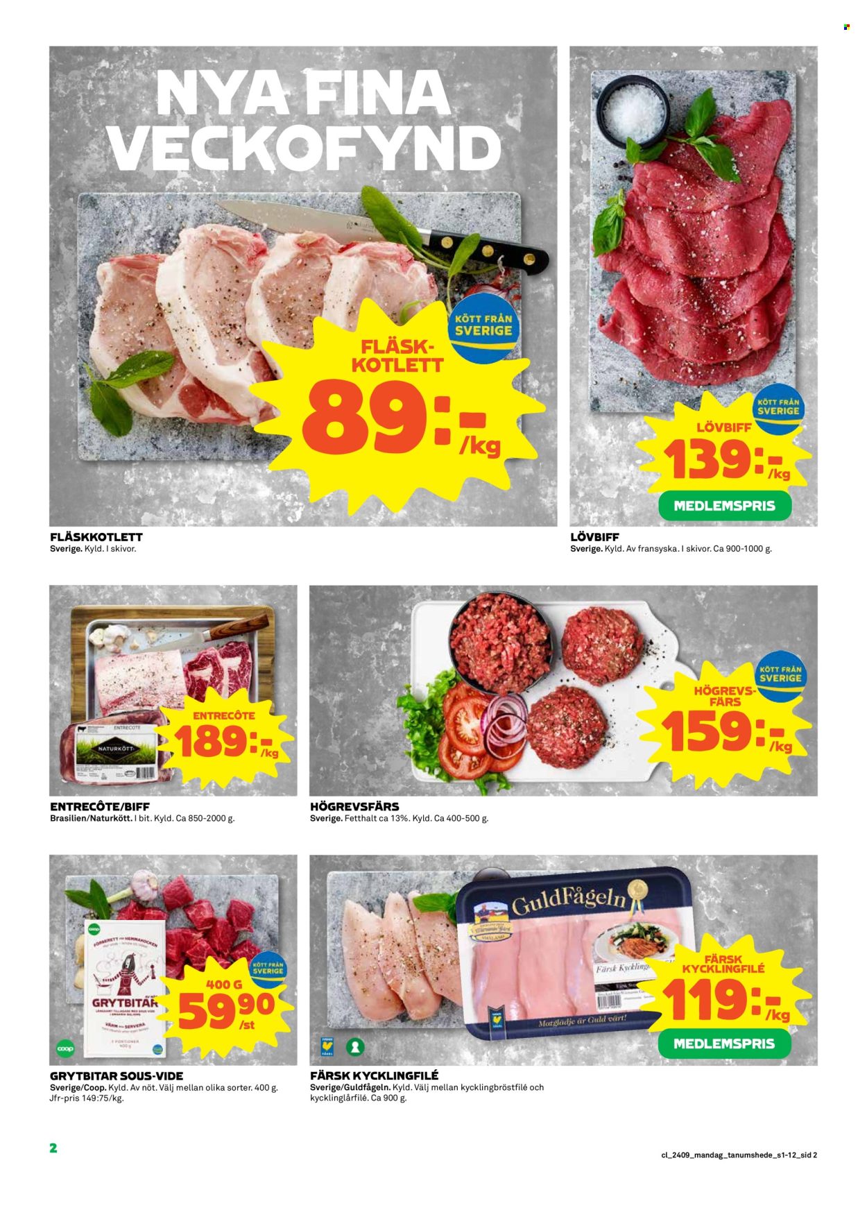 Coop reklamblad - 26/2 2024 - 3/3 2024. Sida 2