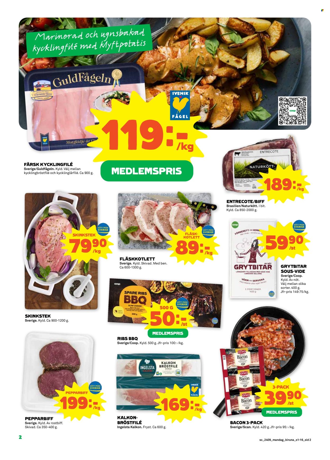 Stora Coop reklamblad - 26/2 2024 - 3/3 2024. Sida 2