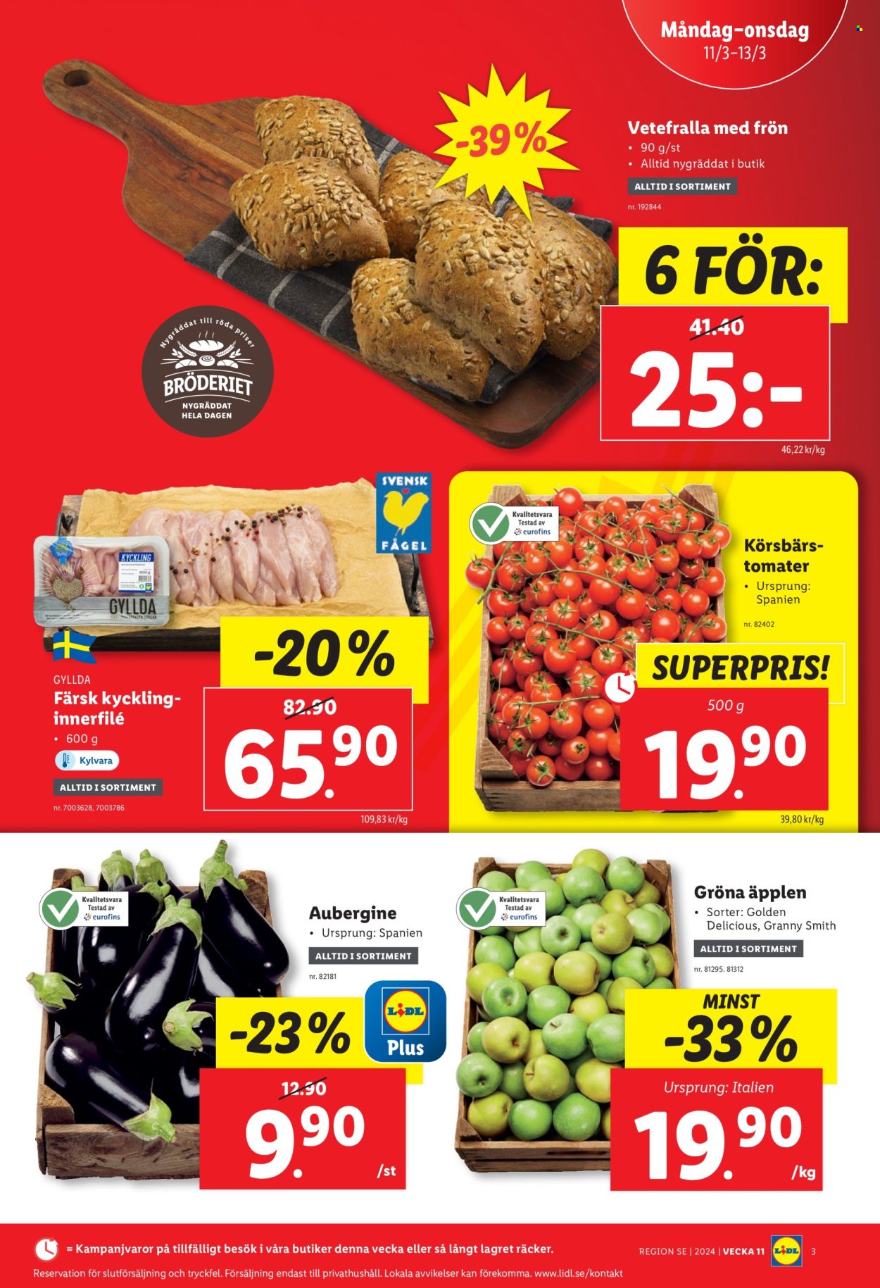 Lidl reklamblad - 11/3 2024 - 17/3 2024. Sida 3