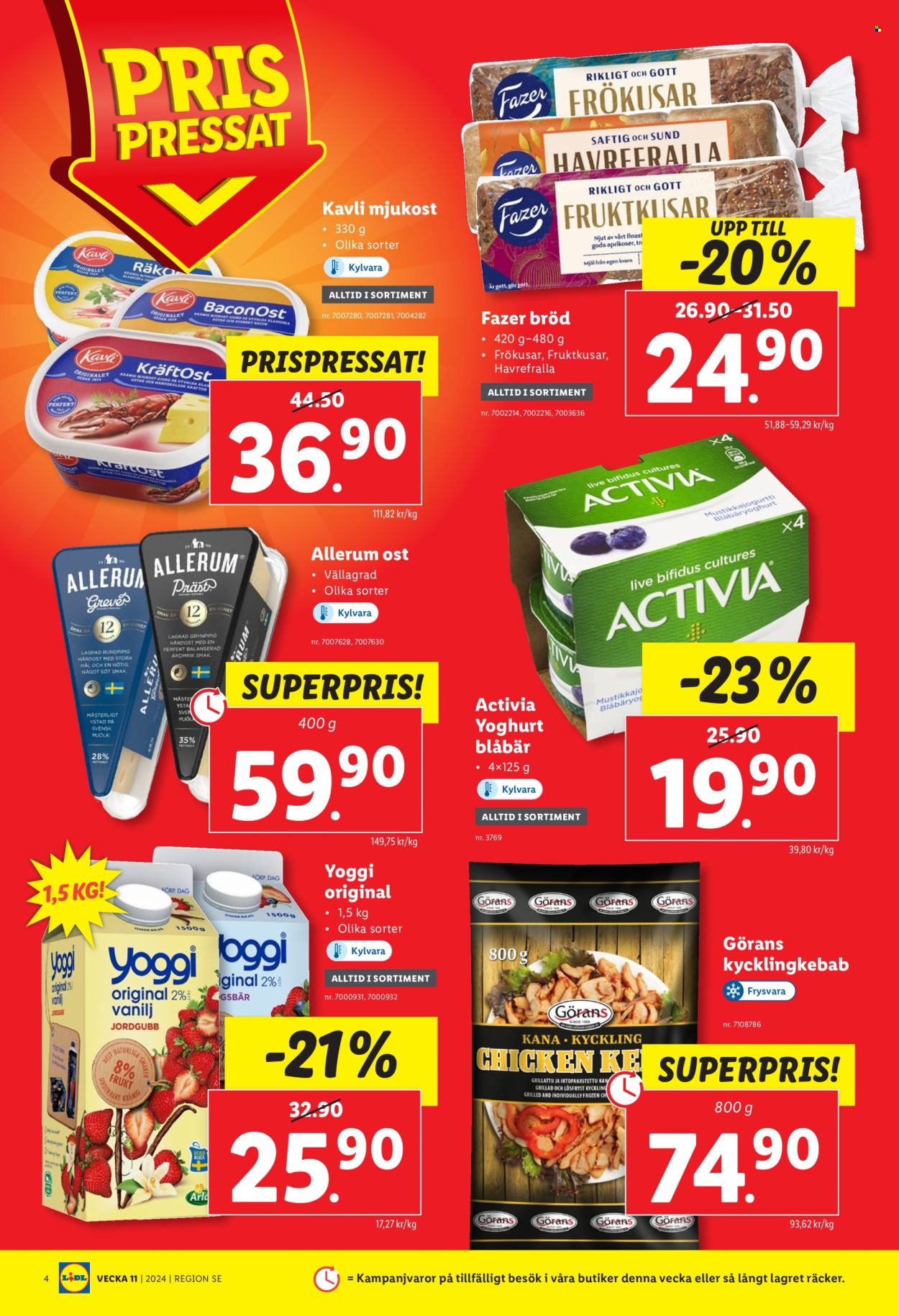 Lidl reklamblad - 11/3 2024 - 17/3 2024. Sida 4