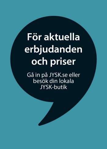 JYSK reklamblad.