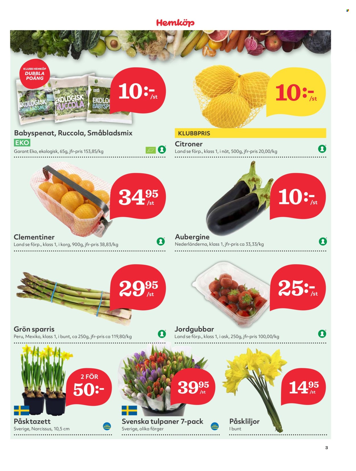 Hemköp reklamblad - 11/3 2024 - 17/3 2024. Sida 3