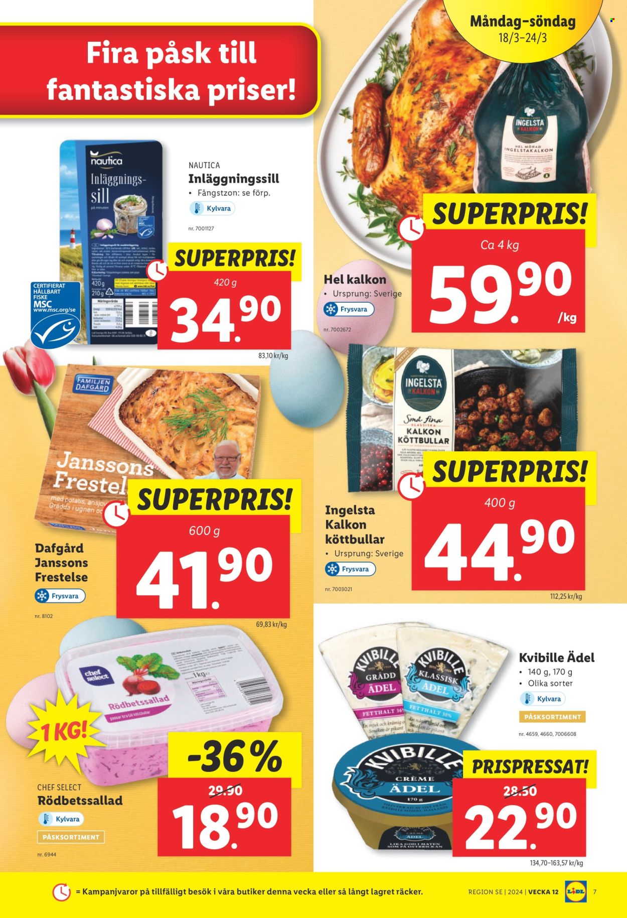 Lidl reklamblad - 18/3 2024 - 24/3 2024. Sida 7