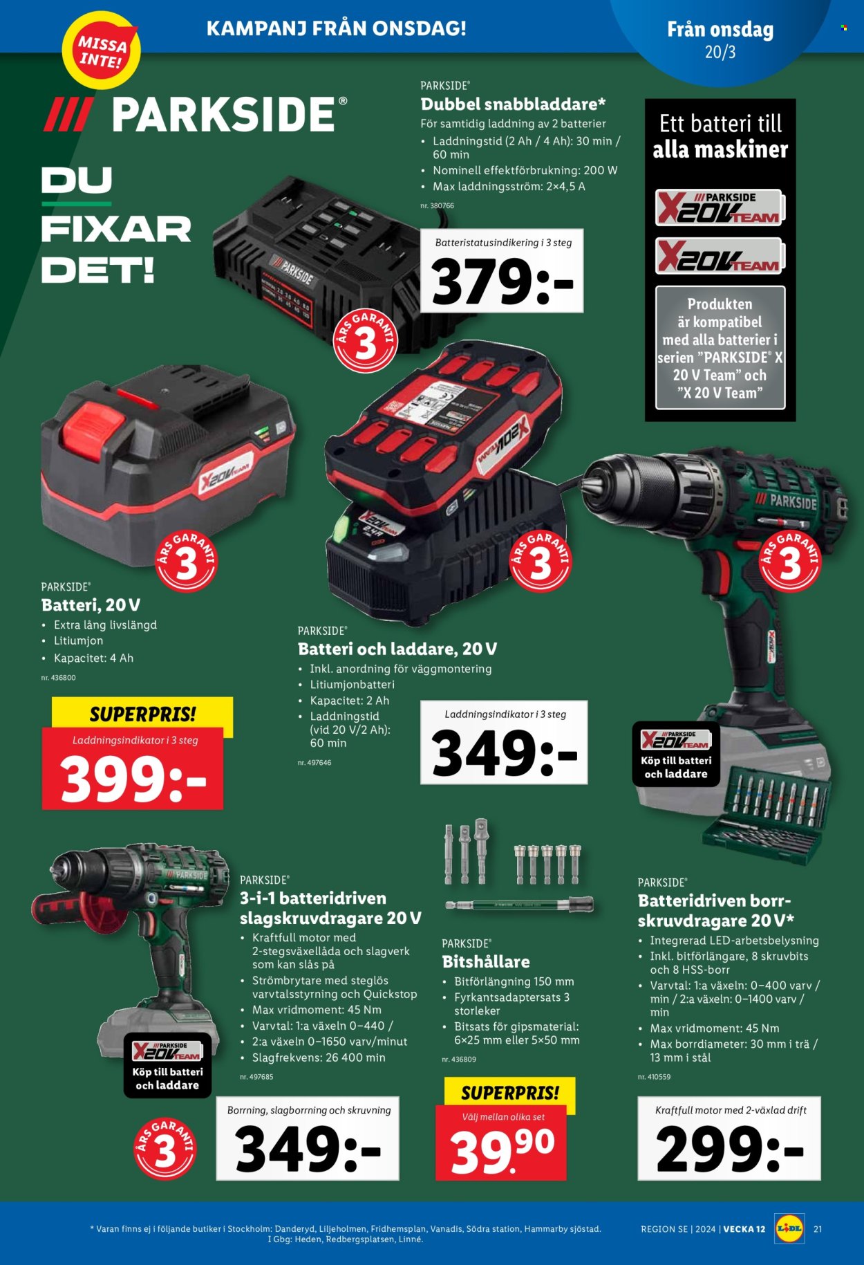 Lidl reklamblad - 18/3 2024 - 24/3 2024. Sida 25