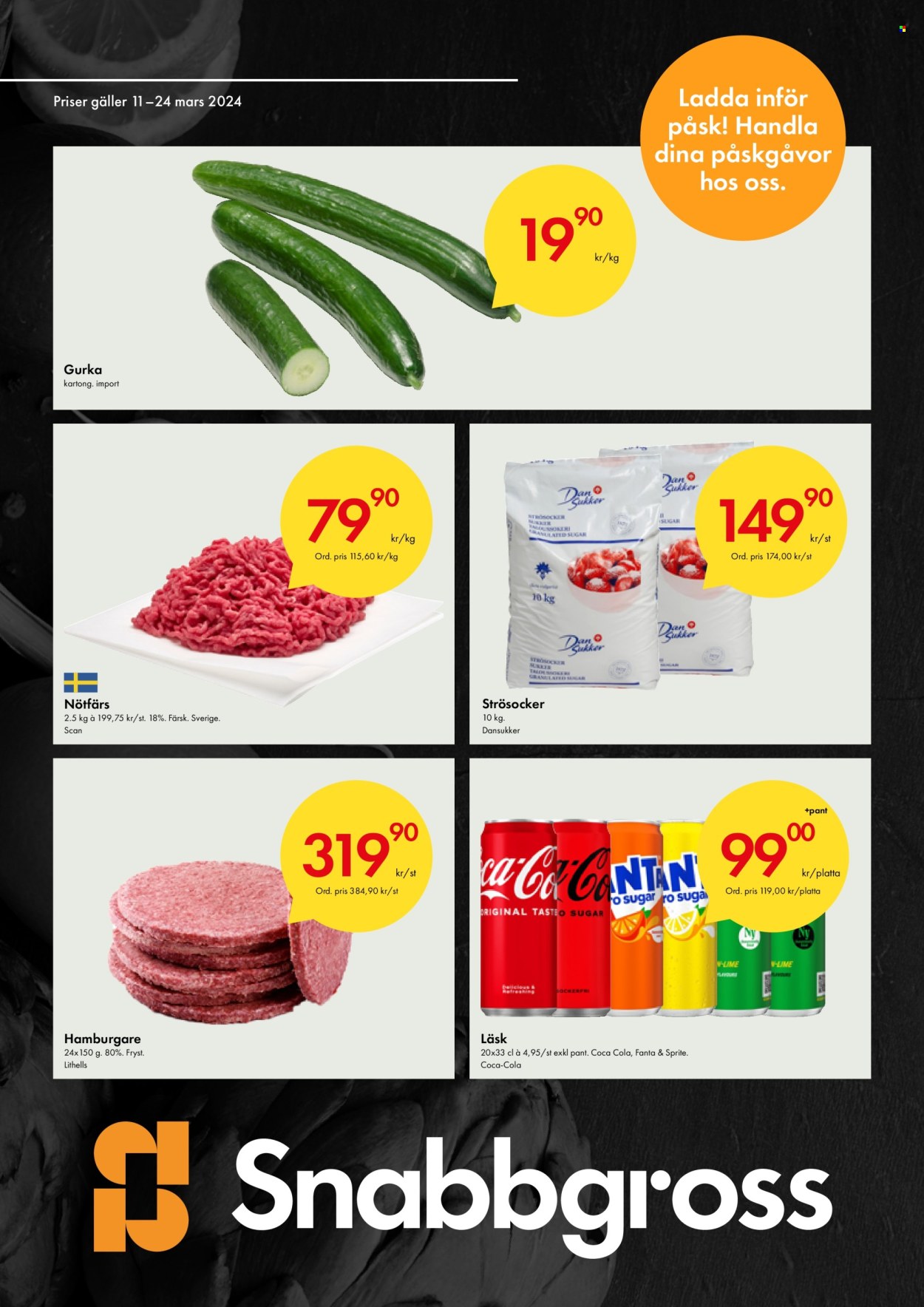 Snabbgross reklamblad - 11/3 2024 - 24/3 2024. Sida 1