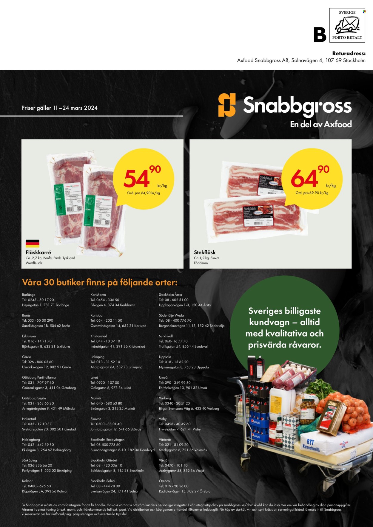 Snabbgross reklamblad - 11/3 2024 - 24/3 2024. Sida 16