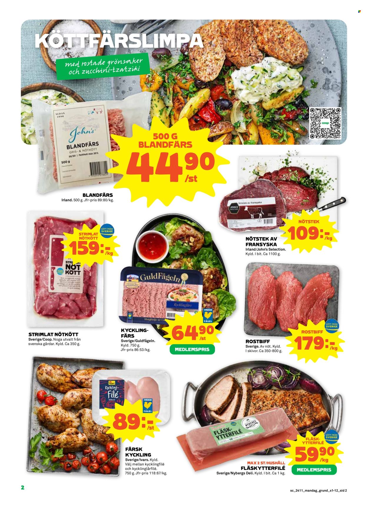 Coop reklamblad - 11/3 2024 - 17/3 2024. Sida 2